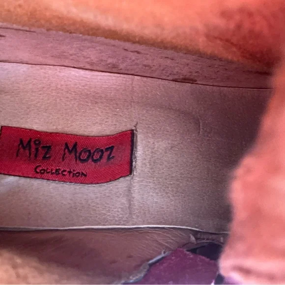 Miz Mooz Deep Red Button Detail Heeled Boots - Picture 13 of 16